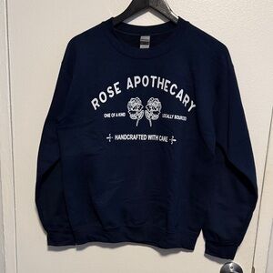 Schitt’s Creek “Rose Apothocary” Blue Sweatshirt - Small